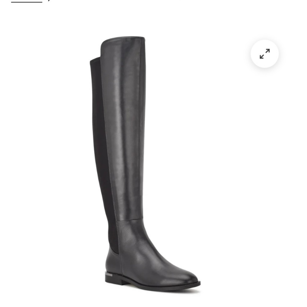 Nine West ALLAIR STRETCH BACK OVER THE KNEE BOOTS